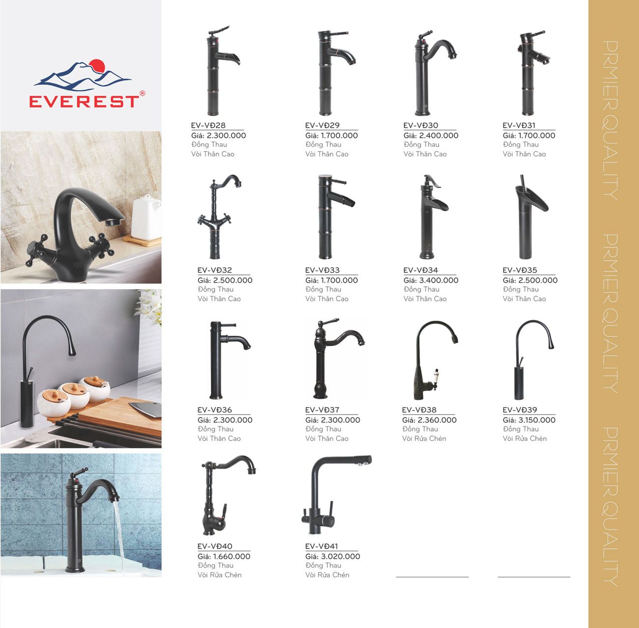 Thiết bị vệ sinh EVEREST Cổ Điển Catalogue và Bảng giá mới nhất /Page 